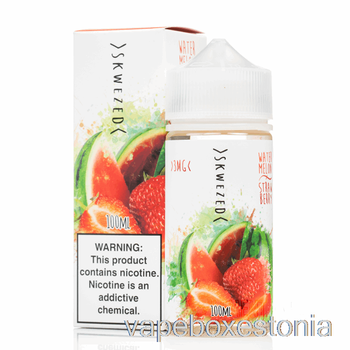 Vape Box Estonia Arbuus Maasikas - Skwezed - 100ml 3mg